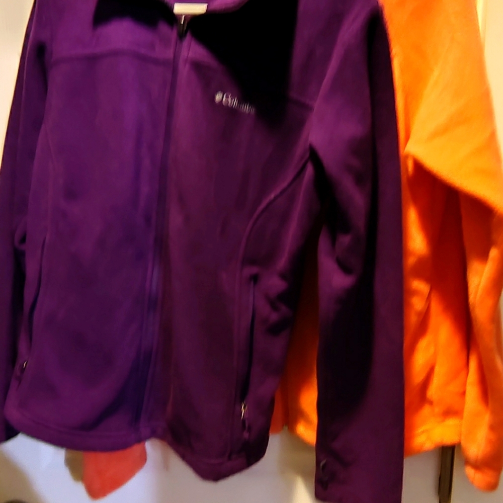 Purple Columbia zip-up jacket